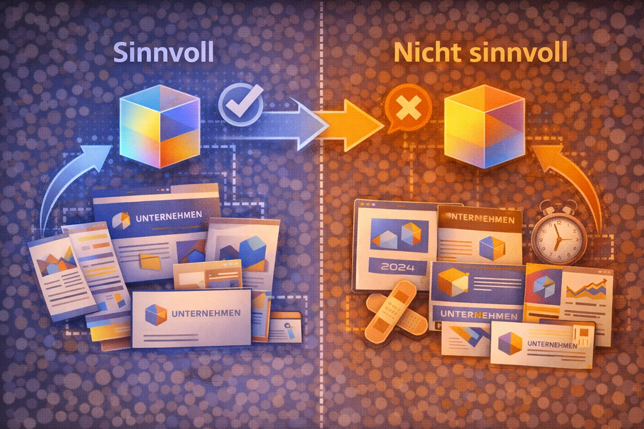 Wann Rebranding sinnvoll ist und wann nicht